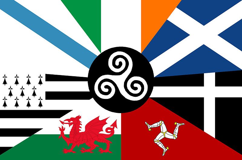 Combined flag of the Celtic nations