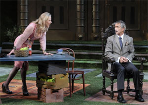 Kathryn Meisle and David Strathairn in Leaving (Photo courtesy Wilma Theater)