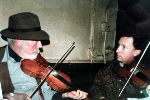 Dan Collins with Frankie Gavin, in 1977. Courtesy of Iris Nevins.