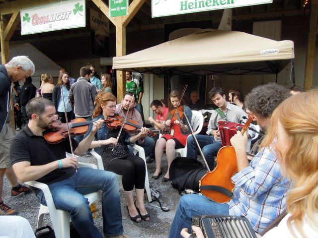 A late night session at The Blackthorne, Catskills Irish Arts Week