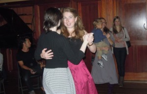 Kieran Jordan and Siobhan Butler dancing at Connolly's