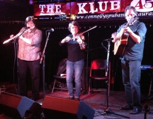 Joanie Madden, Eileen Ivers, wailing at New York Trad Fest