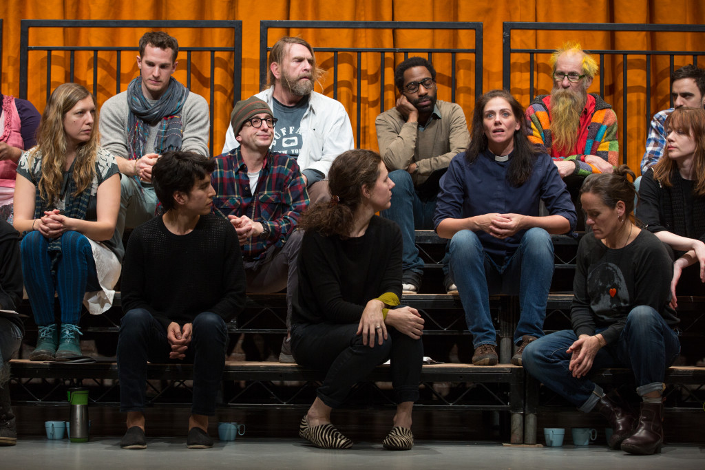 Neve McIntosh in NYTW's THE EVENTS. Photo by Matthew Murphy