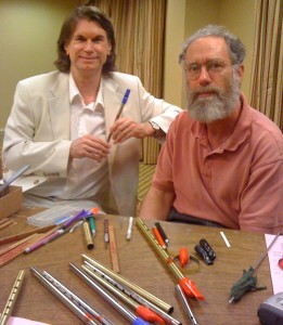 L.E. McCullough (l), Jerry Freeman (r) at CCE Mid-Atlantic Fleadh, Parsippany NJ