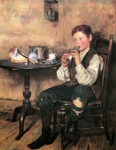 "The Tinwhistle Boy" by Charles Spencelayh