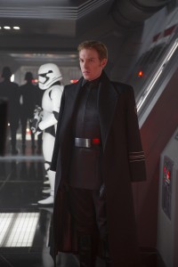 Dubliner Domhnall Gleeson as General Hux in Star Wars: The Force Awakens. (Photo courtesy of Disney/Lucasfilm.)