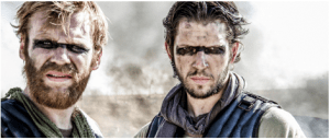 Brian Gleeson and Damien Molony in "Tiger Raid"