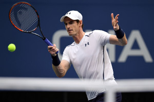 September 7, 2016 - Andy Murray in action against Kei Nishikori in a men's quarterfinal match during the 2016 US Open at the USTA Billie Jean King National Tennis Center in Flushing, NY.