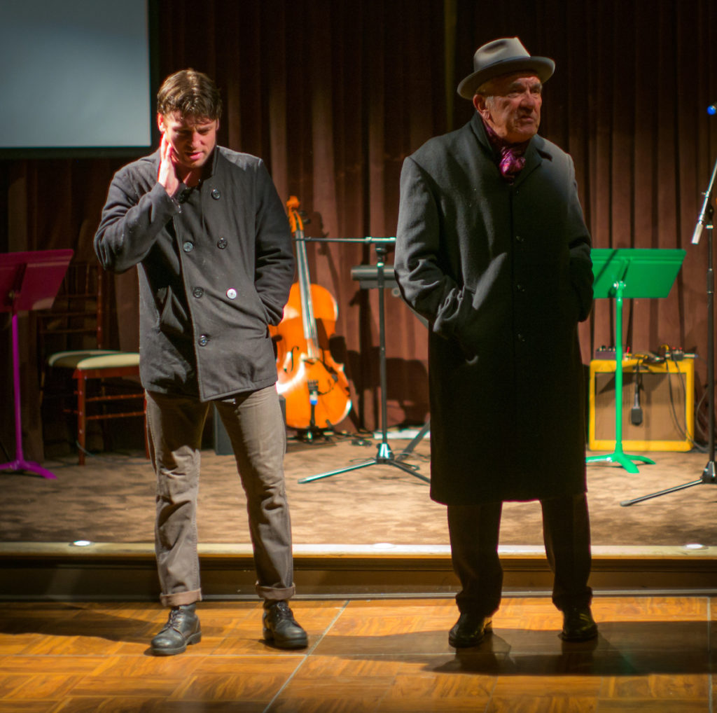 John Duddy and Jack O'Connell in a scene from "On the Waterfront." Photo courtesy of Charles R. Hale.