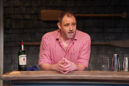 Michael Mellamphy in Irish Rep's 2023 production of THE SMUGGLER - Photo by Carol Rosegg