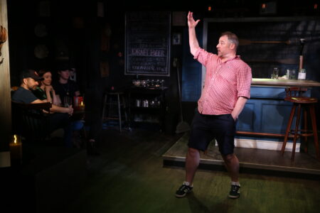 Michael Mellamphy in Irish Rep's 2023 production of THE SMUGGLER - Photo by Carol Rosegg
