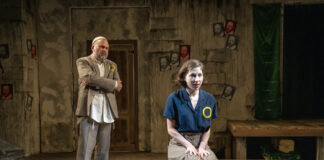 Jacob (Jeremy Kareken) tries to reason with Jessica (Yael Haskal). @Richard Termine